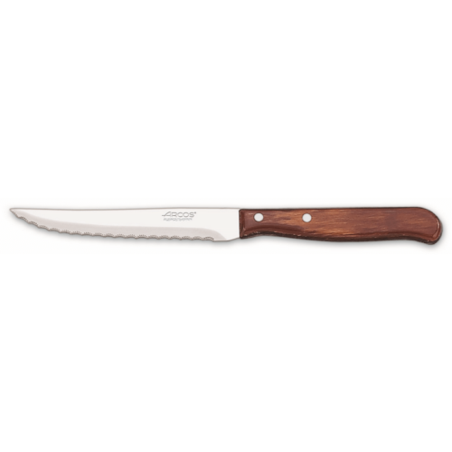 סכין סטייק משונן ידית עץ