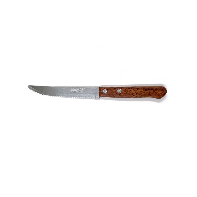 סט 6 סכיני סטייק ידית עץ