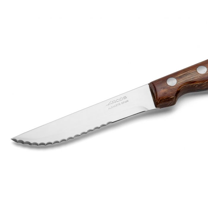סכין סטייק רחב XL ידית עץ
