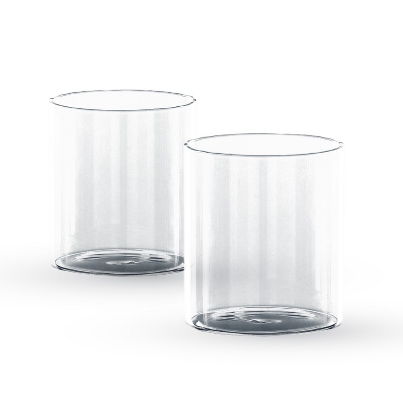 זוג כוסות זכוכית חלקות 330 מ"ל Bistro