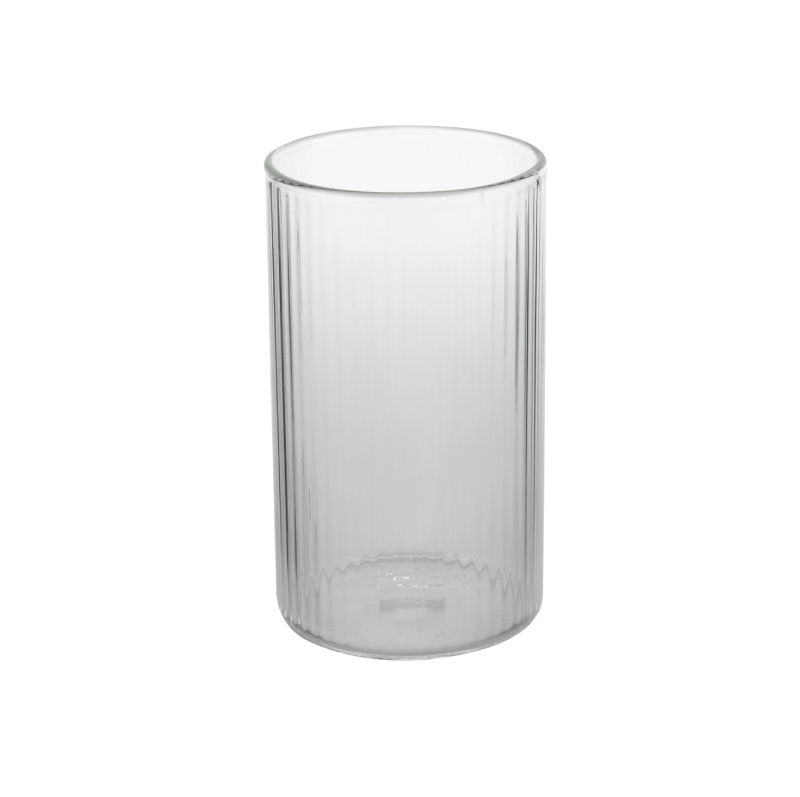 סט 6 כוסות זכוכית פסים 330 מ"ל Bistro