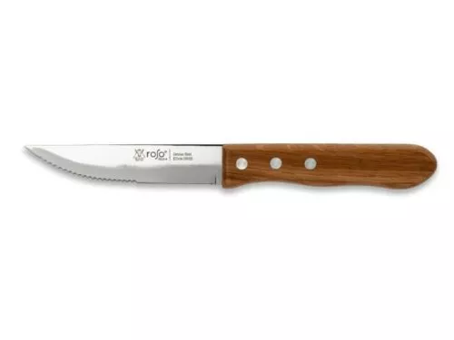סכין סטייק ג'מבו ידית עץ סדרת Rex