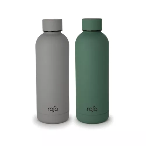 זוג בקבוקים תרמים 500 מ"ל ORIGIN ירוק אפור